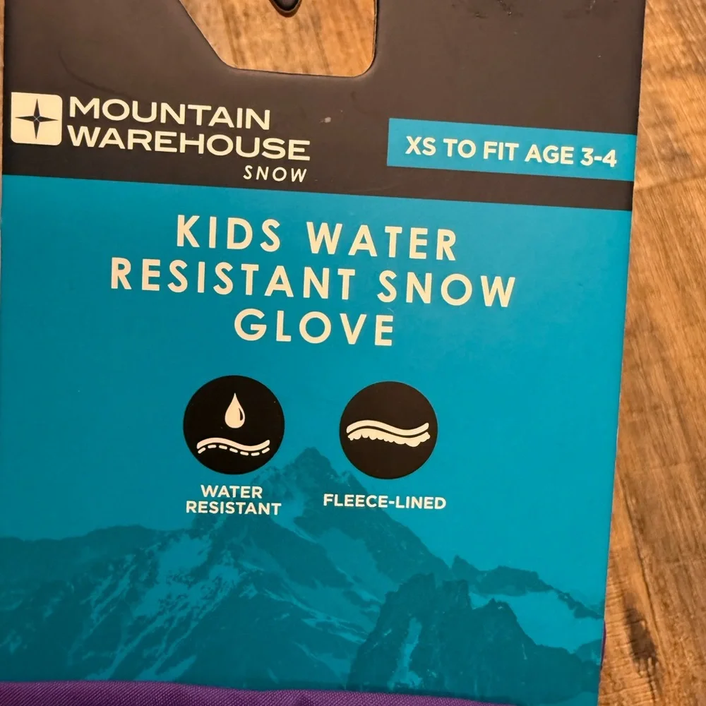 Mountain Warehouse Kids Purple Mittens